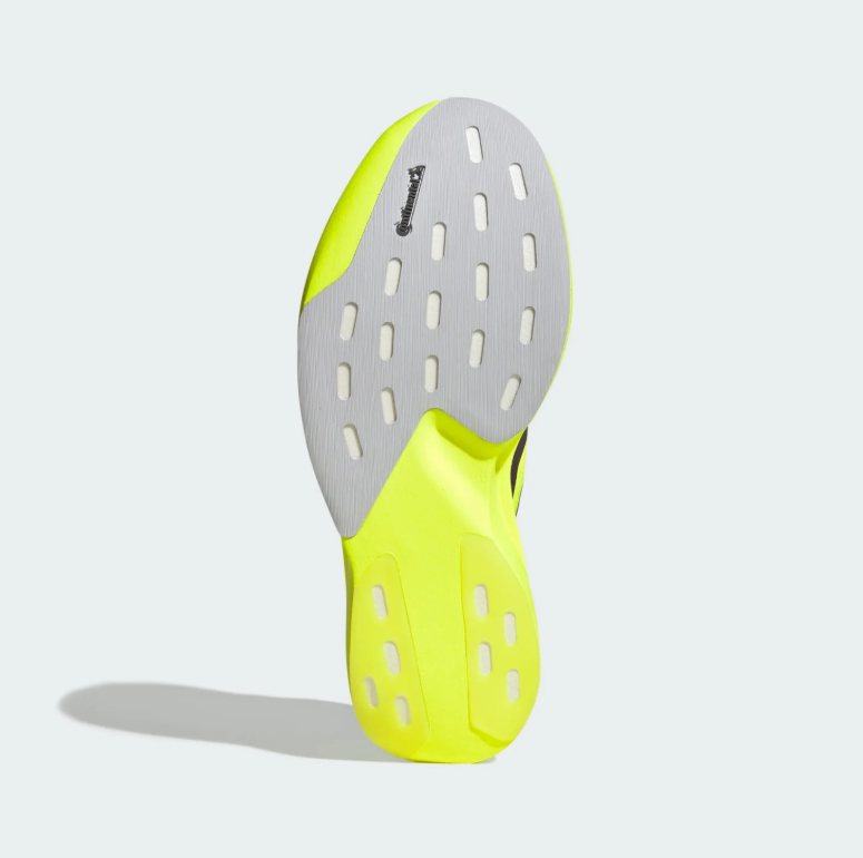 adidas Adizero Running Shoes – Neon Yellow with Dark Three Stripes