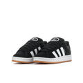 adidas Campus Sneakers - Black & White with Gum Sole