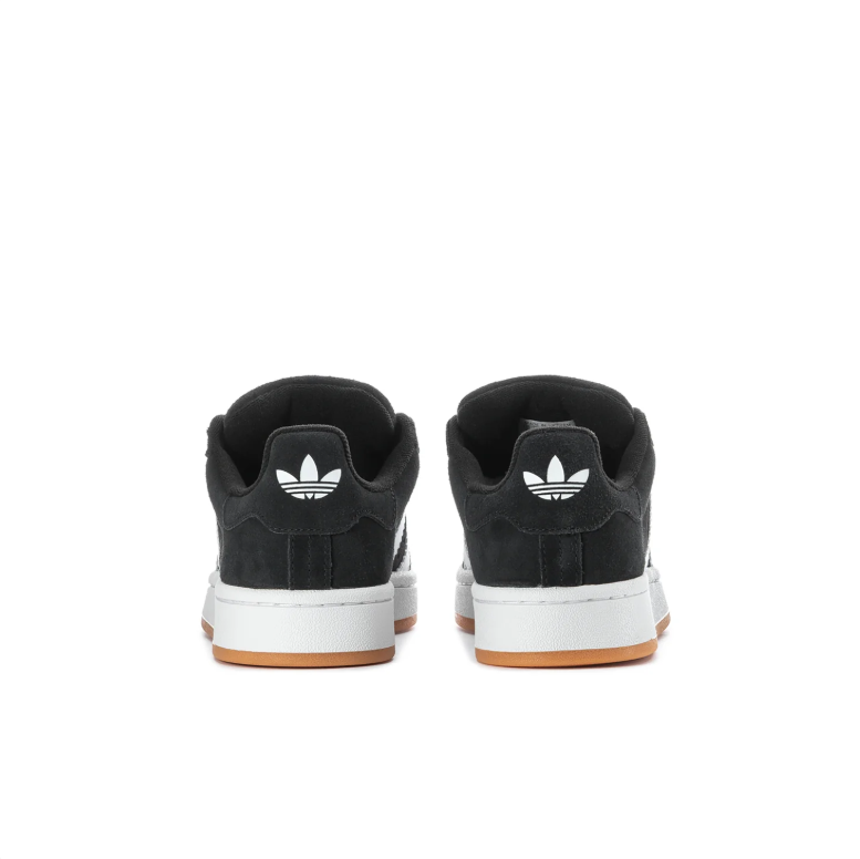 adidas Campus Sneakers - Black & White with Gum Sole