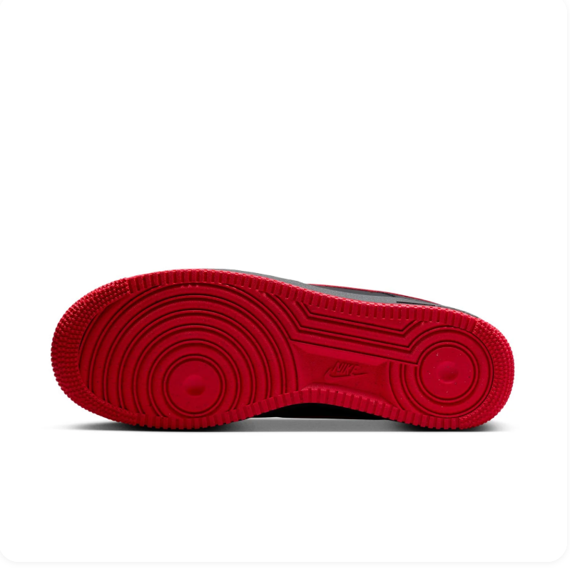 Nike Air Force 1 Low Sneakers - Black & Red