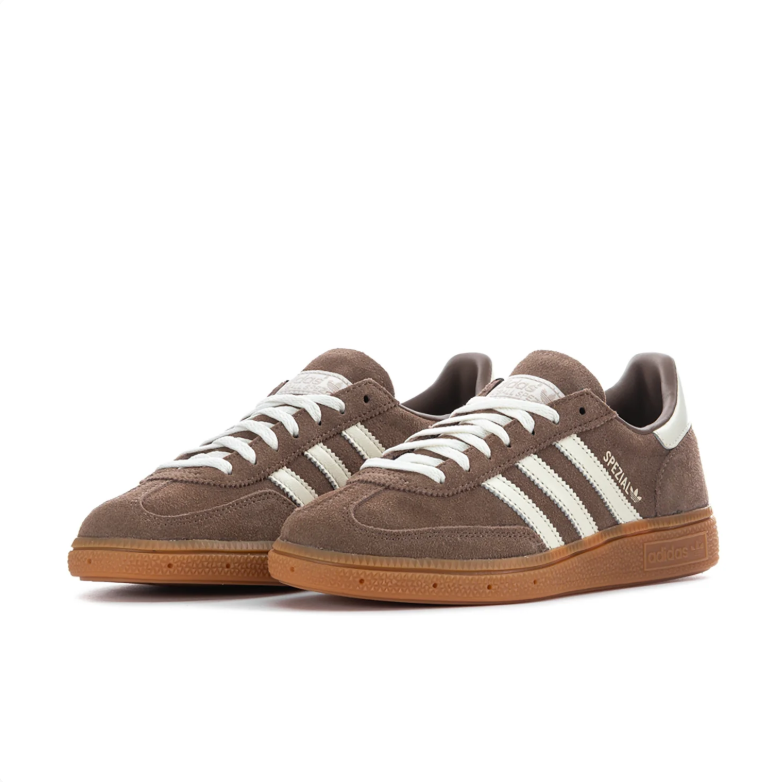 adidas Handball Spezial Sneakers - Brown & Cream with Gum Sole