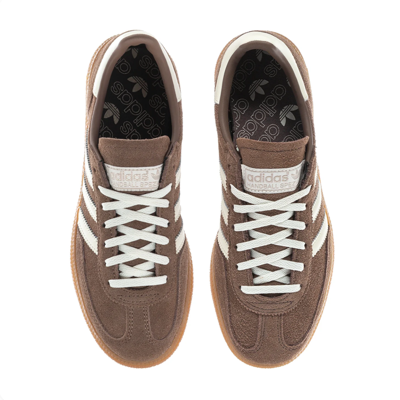 adidas Handball Spezial Sneakers - Brown & Cream with Gum Sole