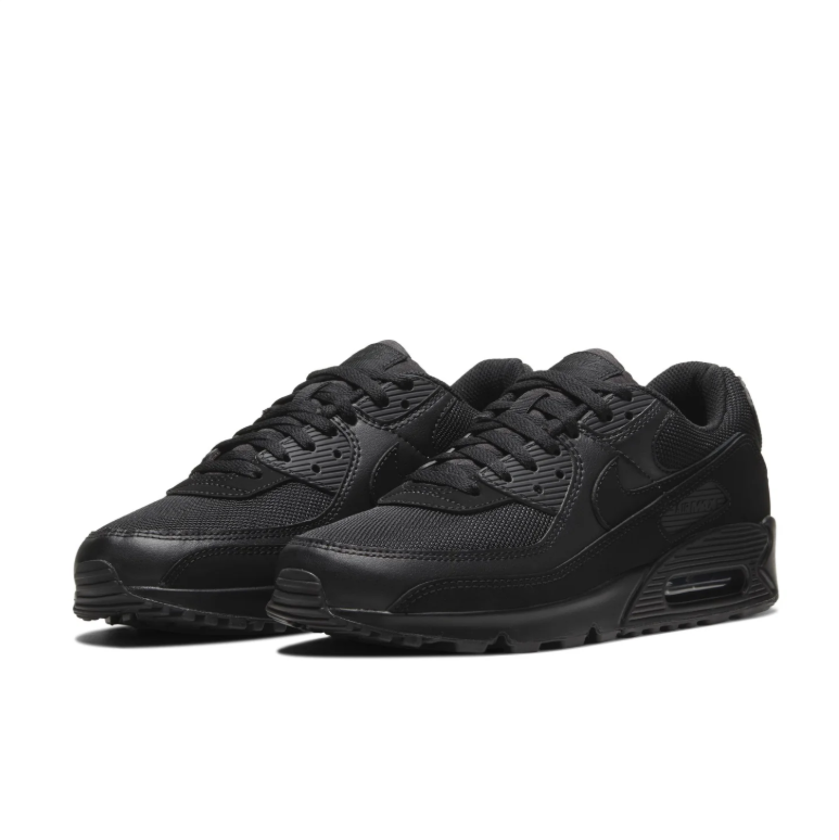 Nike Air Max Sneakers - All Black with Visible Air Window