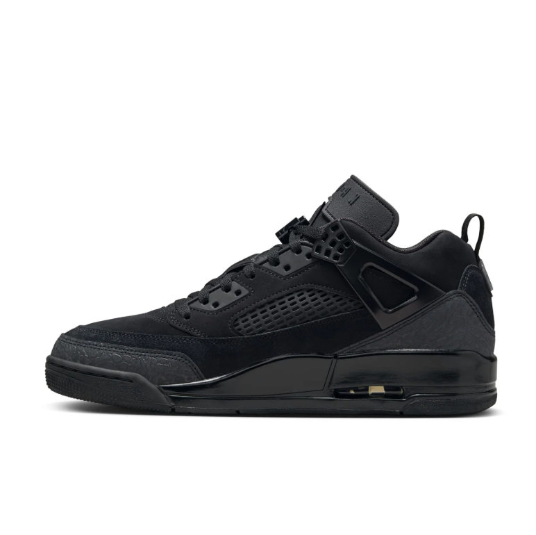 Jordan Sneakers - All Black with Textured Overlays