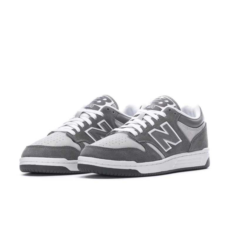 New Balance 480 Sneakers - Grey & White