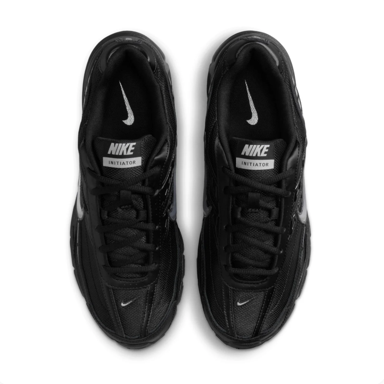 Nike Initiator Sneakers - Black & Metallic Silver