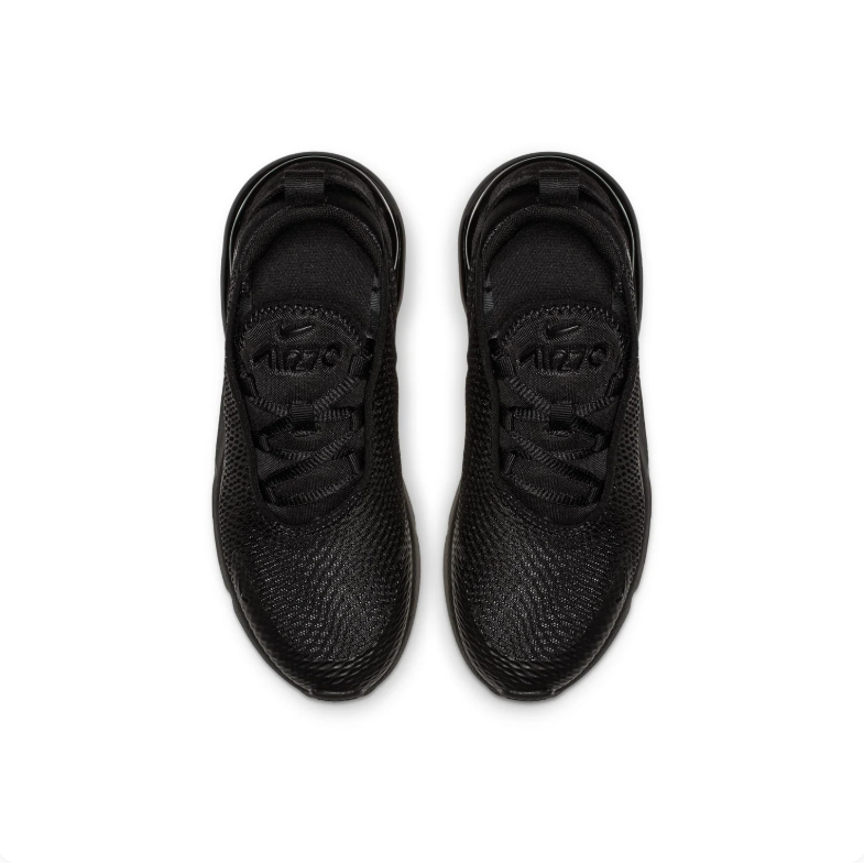 Nike Air Max 270 Sneakers - Black Textured Mesh