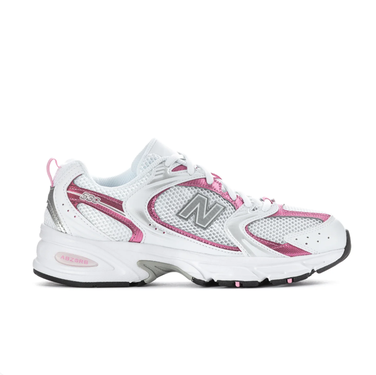 New Balance 530 Sneakers - White & Metallic Pink