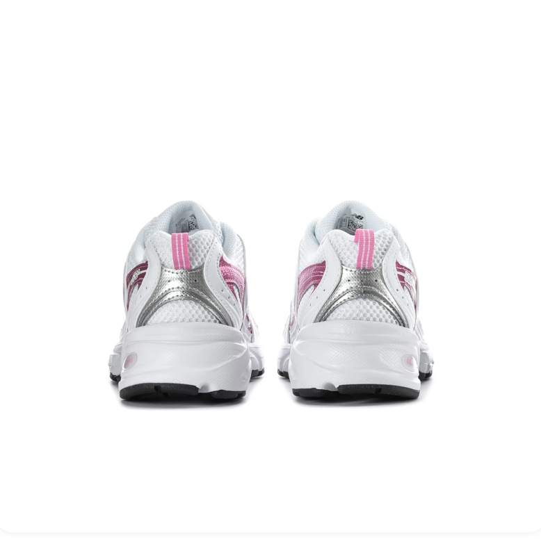 New Balance 530 Sneakers - White & Metallic Pink