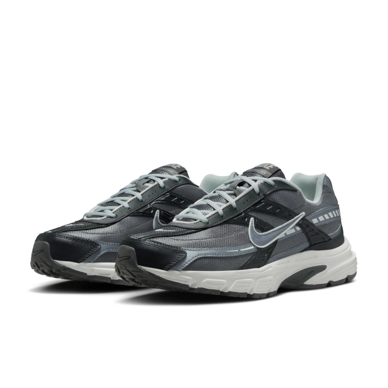 Nike Initiator Sneakers - Dark Grey and Black with Silver Accents