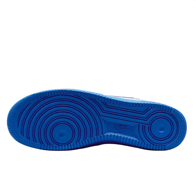 Nike Air Force 1 Sneakers - White & Royal Blue