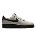 Nike Air Force 1 Sneakers - Light Grey & Black Sole