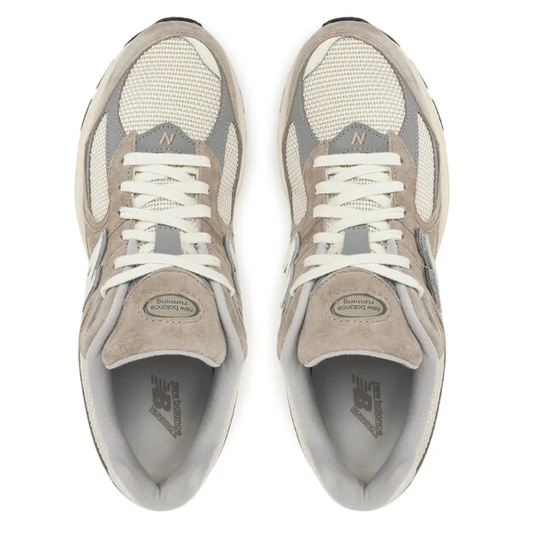 New Balance 2002 Sneakers - Taupe, Cream & Grey