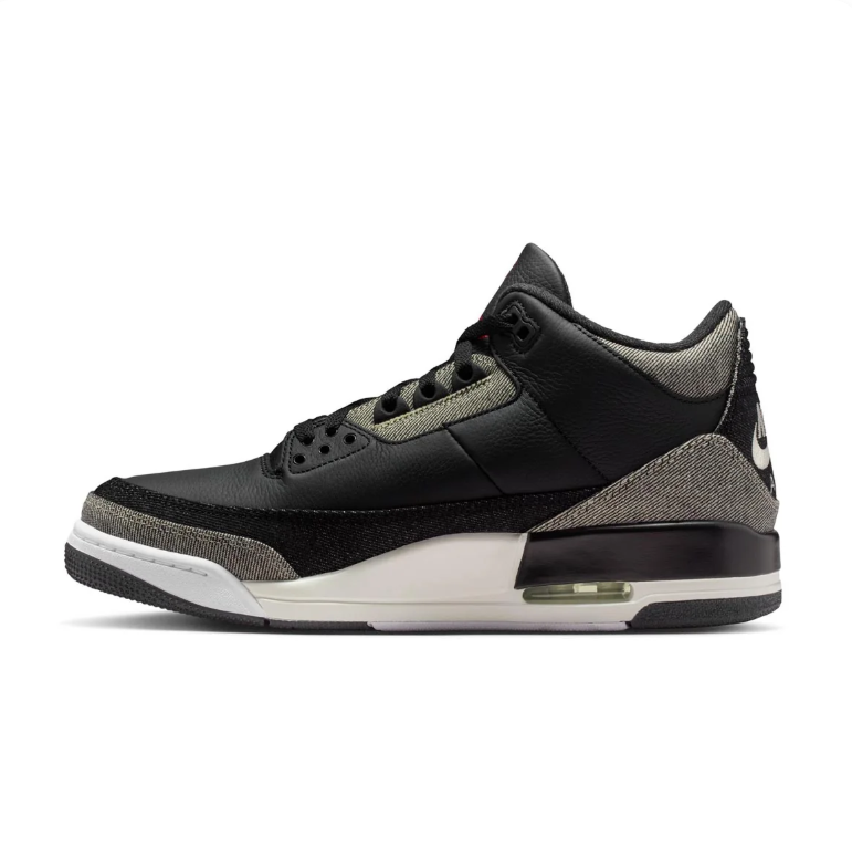Jordan Sneakers - Black & Grey with Red Accents