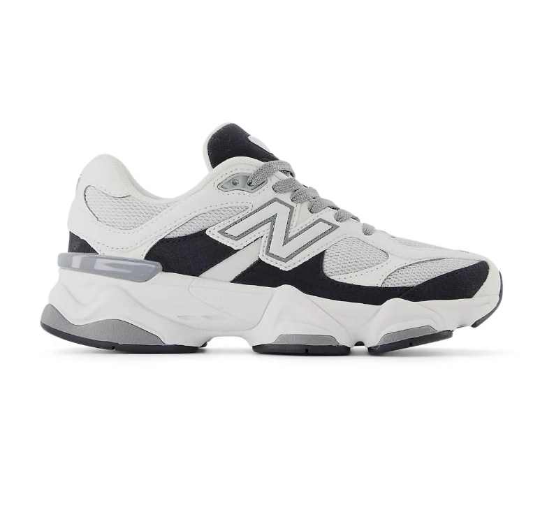New Balance Sneakers - White & Black with Chunky Sole