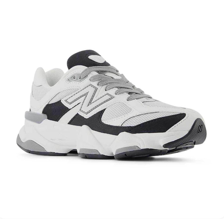 New Balance Sneakers - White & Black with Chunky Sole